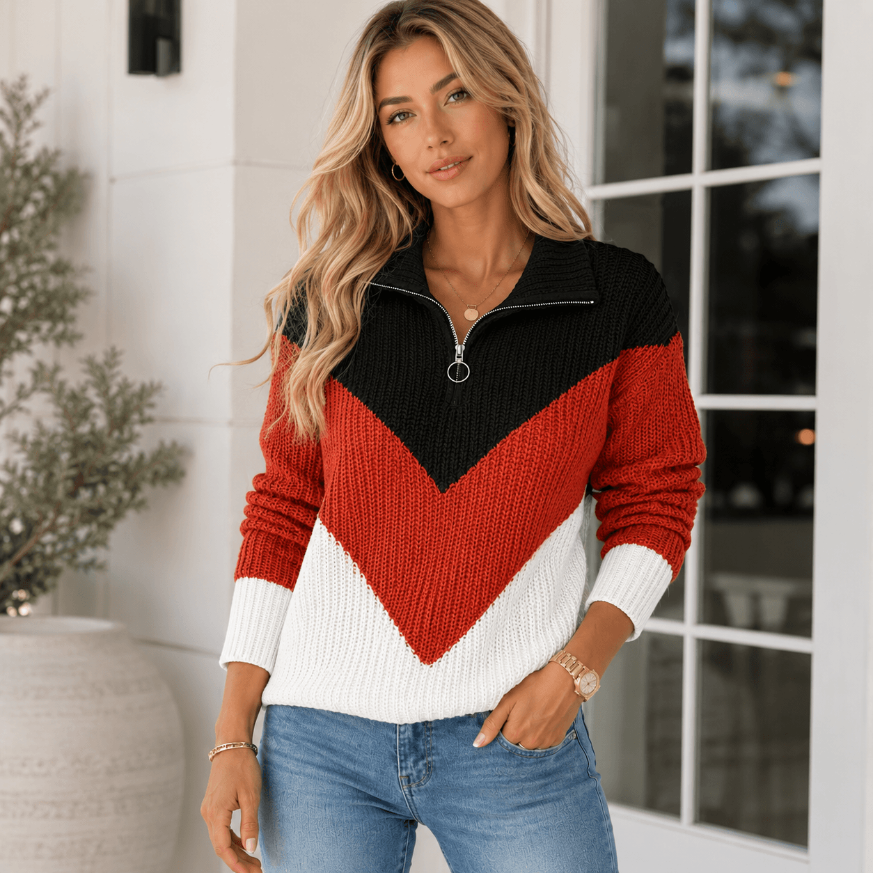 Laura – Jersey Con Cremallera