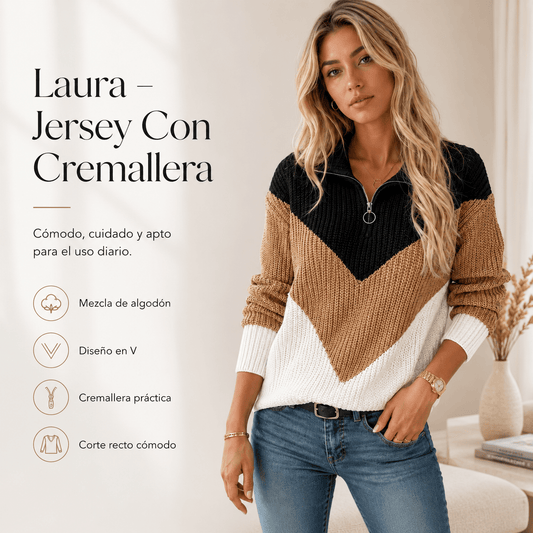 Laura – Jersey Con Cremallera