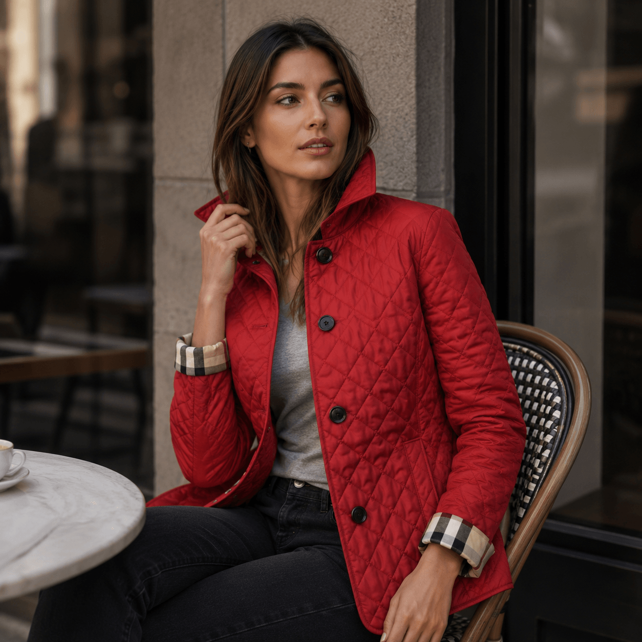 Alexa - Chaqueta De Seda Elegance