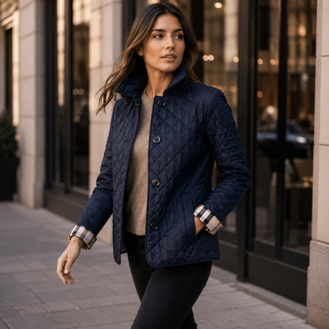 Alexa - Chaqueta De Seda Elegance