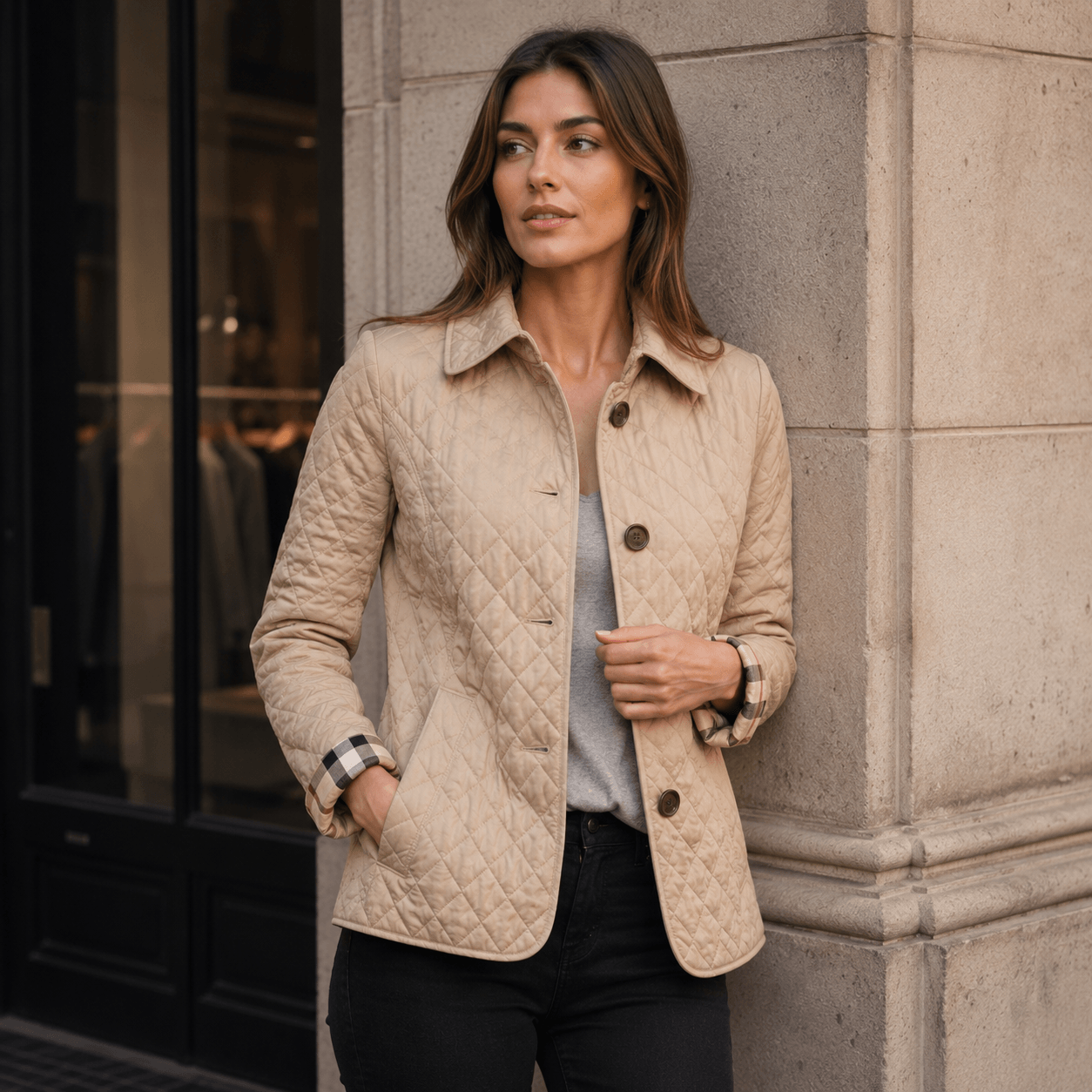 Alexa - Chaqueta De Seda Elegance