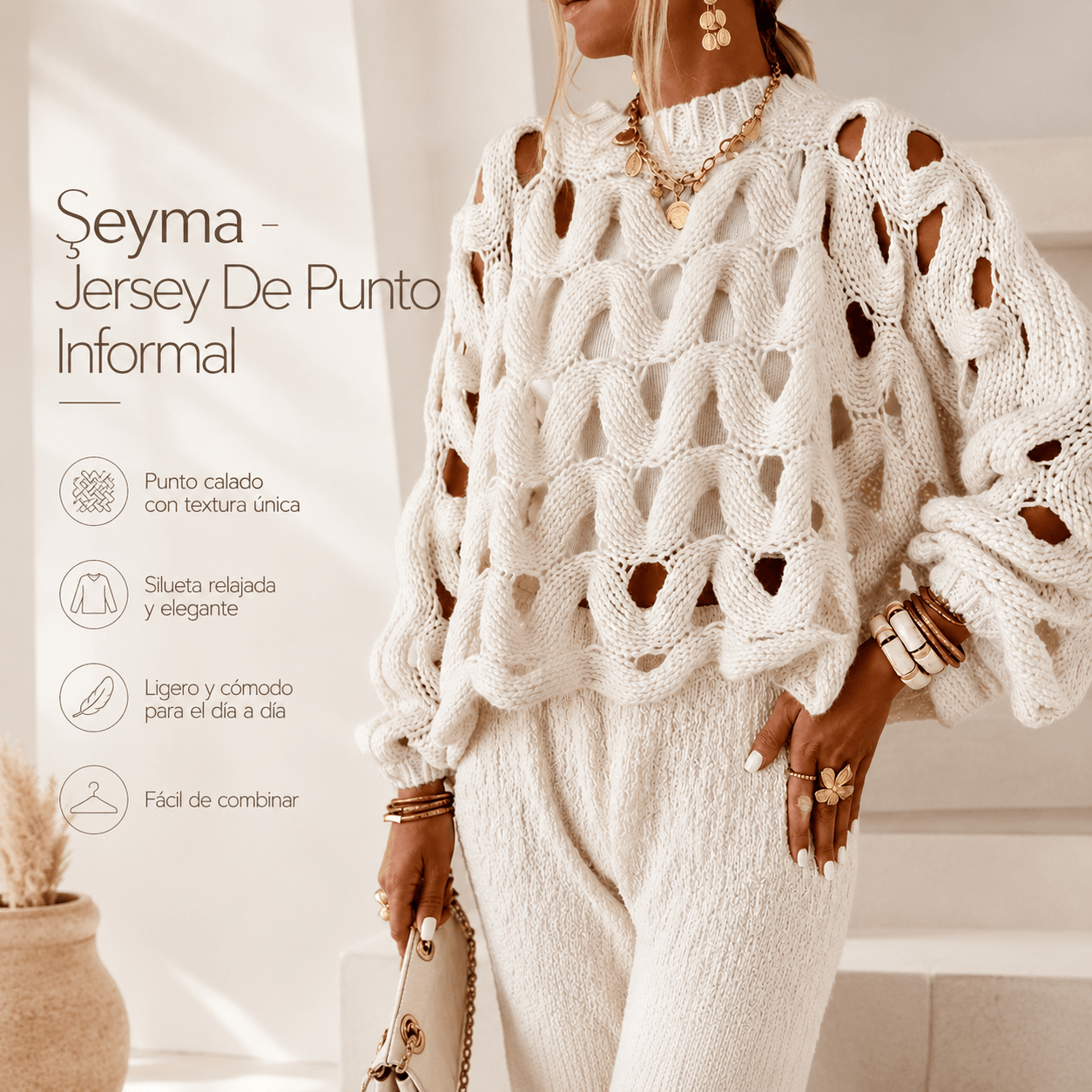Şeyma - Jersey De Punto Informal