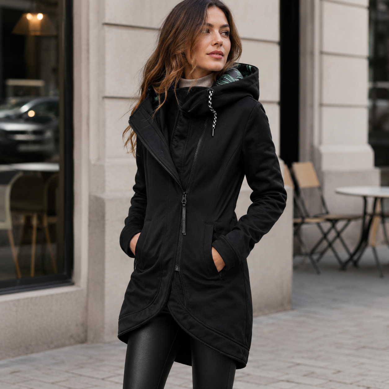 Amira - Chaqueta De Invierno Impermeable Y Cortaviento