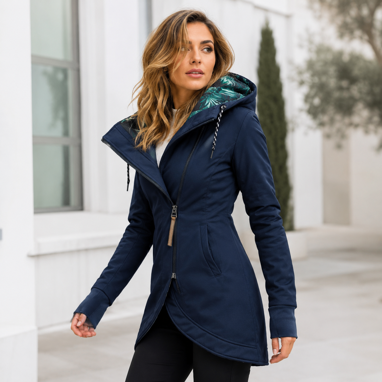 Amira - Chaqueta De Invierno Impermeable Y Cortaviento