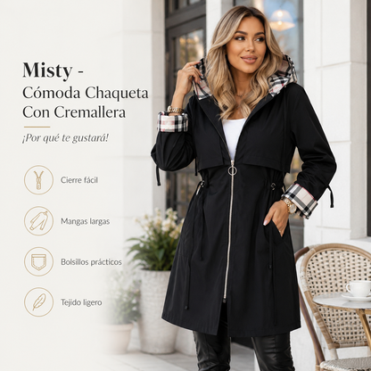 Misty - Cómoda Chaqueta Con Cremallera