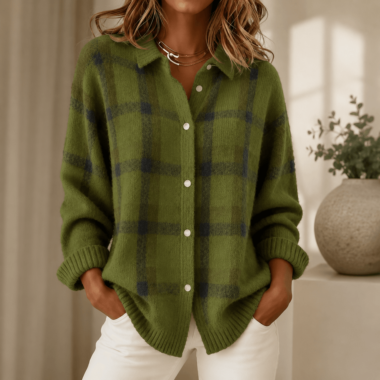 Tesa™ | Chaqueta de Punto con Botones