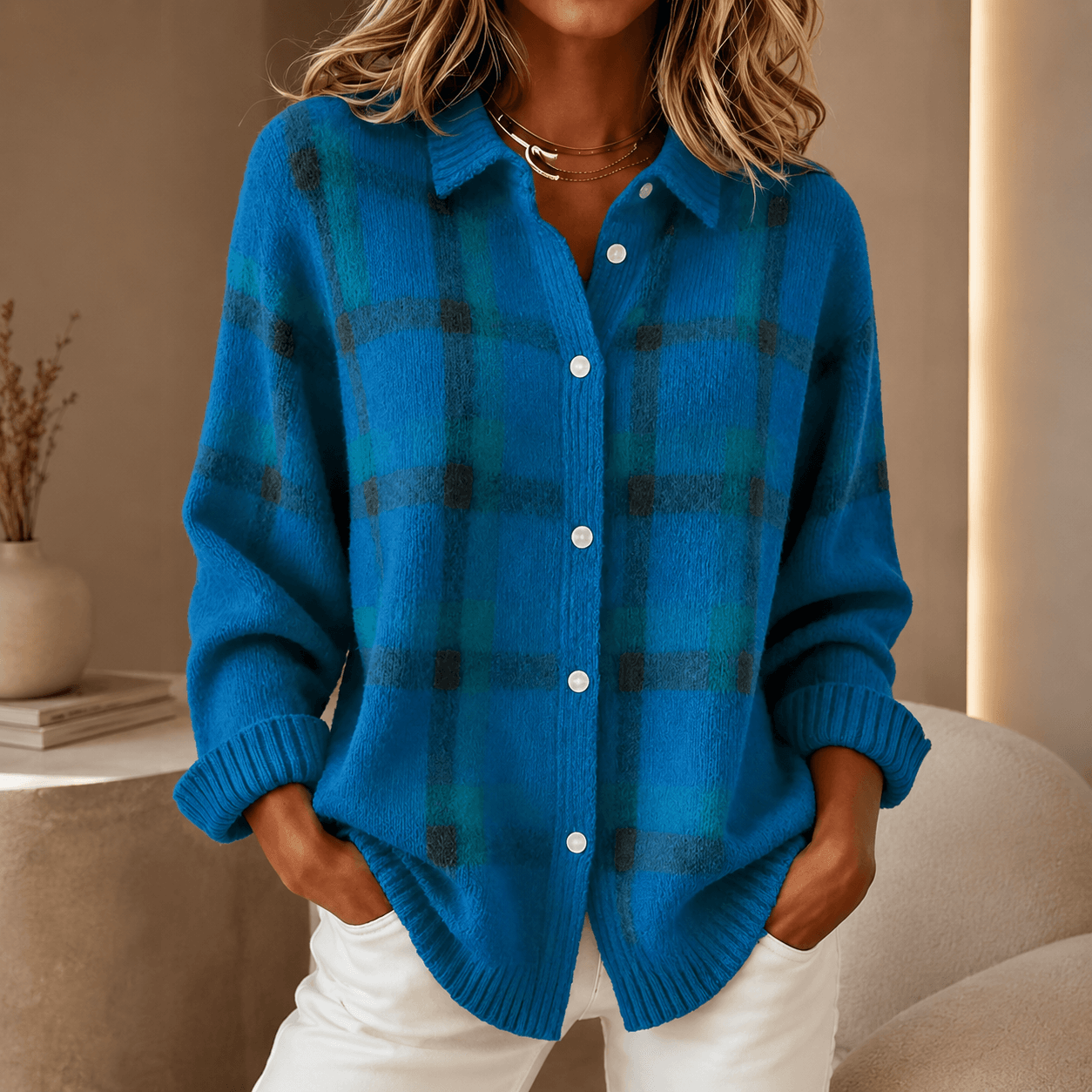 Tesa™ | Chaqueta de Punto con Botones