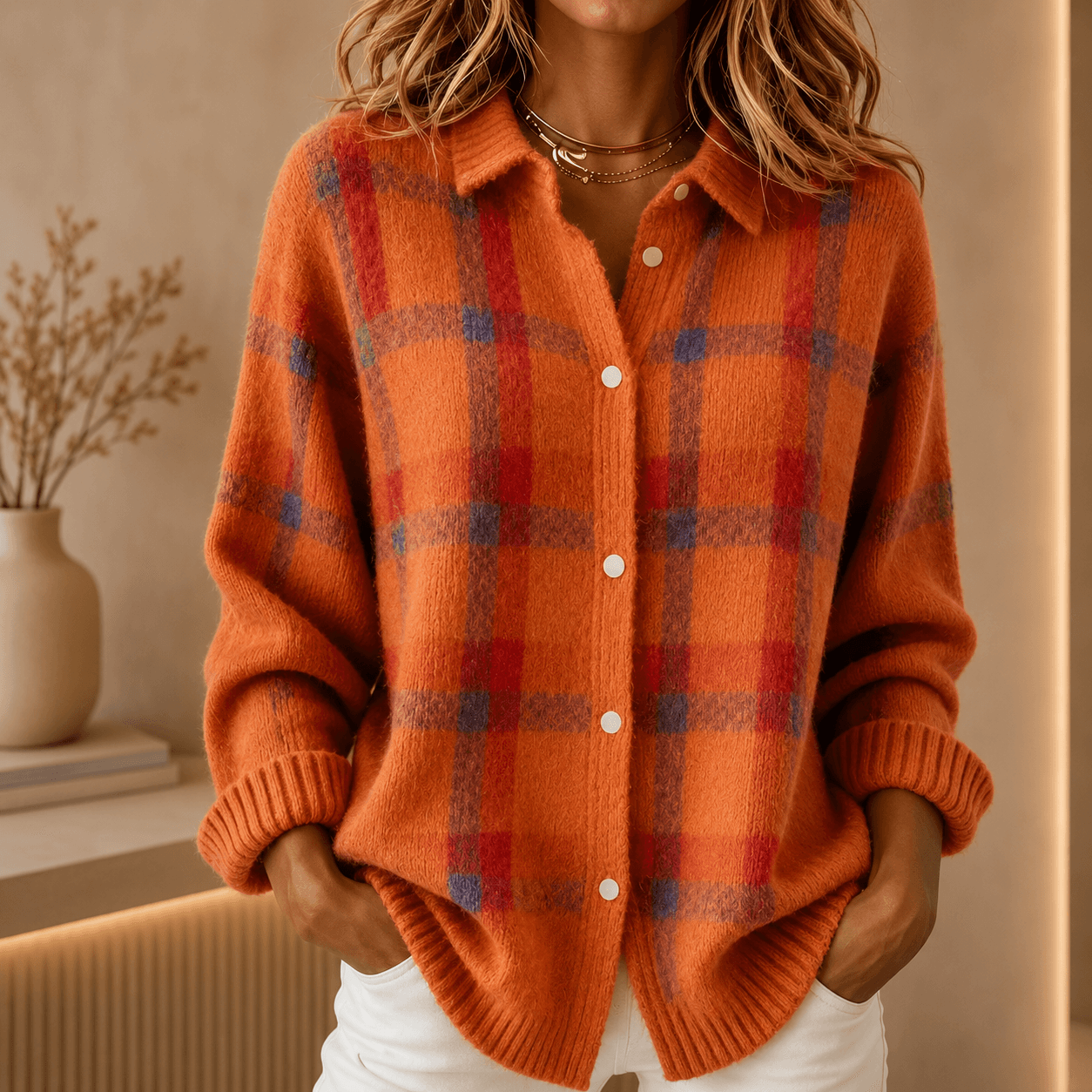 Tesa™ | Chaqueta de Punto con Botones