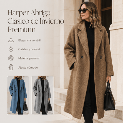Harper Abrigo Clásico de Invierno Premium
